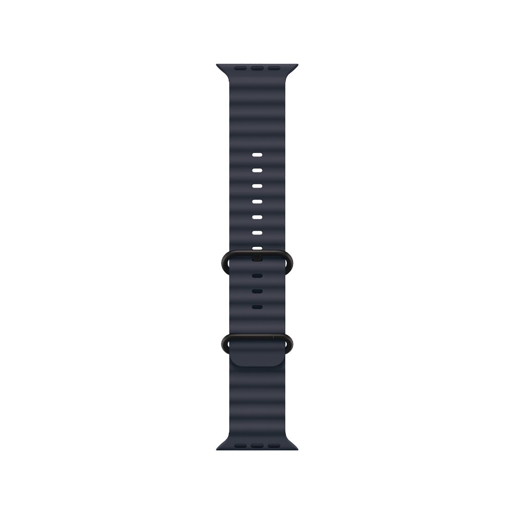 Apple Watch 49mm Navy Ocean Band - Black Titanium Finish
