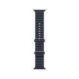 Apple Watch 49mm Navy Ocean Band - Natural Titanium Finish