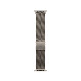 Apple Watch 49mm Natural Titanium Milanese Loop - Medium