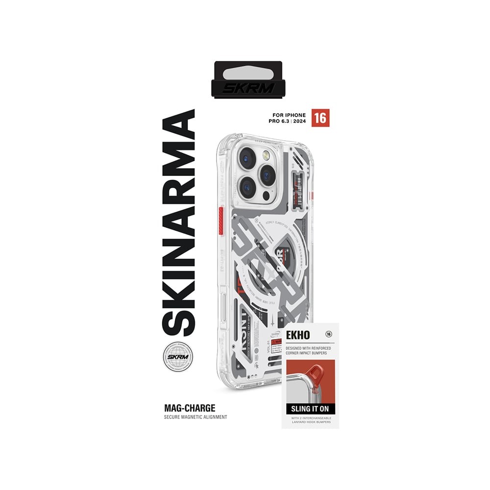 เคส Skinarma iPhone 16 Pro Ekho Magsafe Crystal Clear