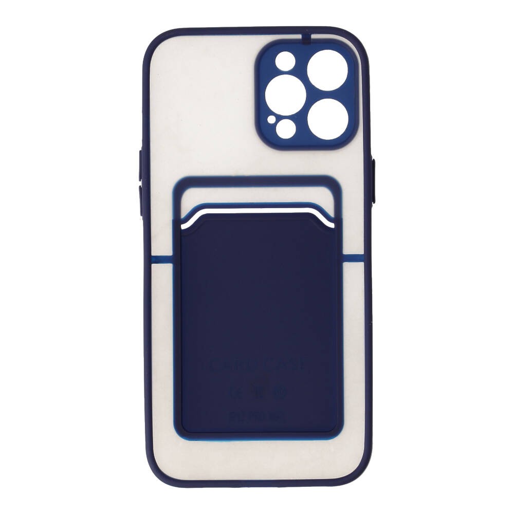 Blue Box เคส iPhone 12 Pro Max Clear Wallet PC/TPU Navy