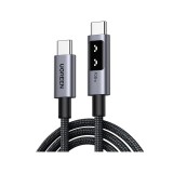 สายชาร์จ Ugreen USB-C to USB-C Cable Nylon 100W 2M. Robot Gray (35512)