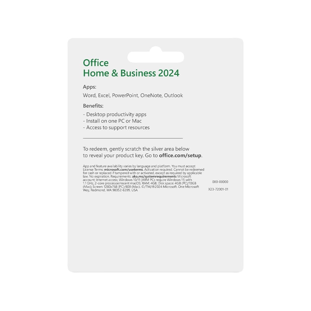 Microsoft Office Home and Business 2024 All Lng APAC EM Retail Online ESD