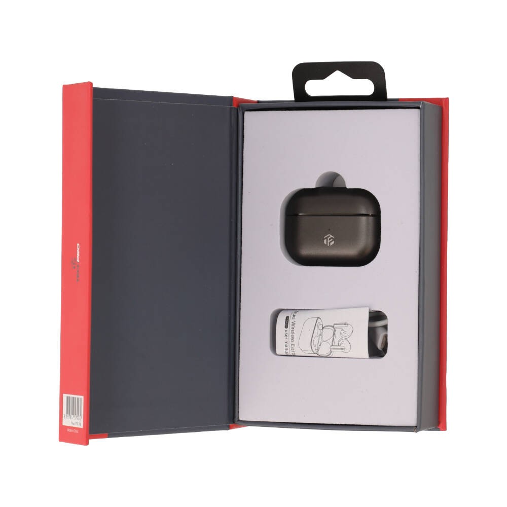 หูฟังไร้สาย TECHPRO TWS Metallic Flat Design TP-TWS01 Gray
