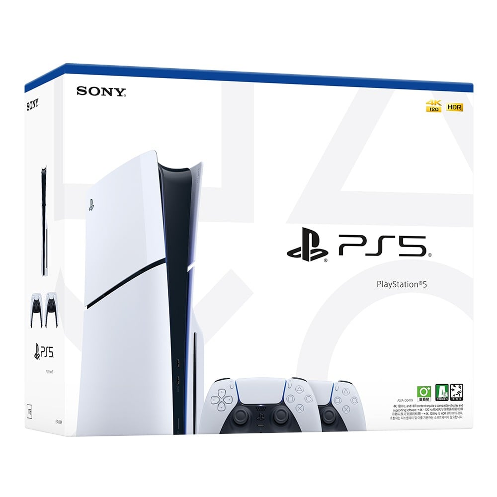 เครื่องเล่นเกม Sony PlayStation 5 Slim Disc Edition Two DualSense Bundle