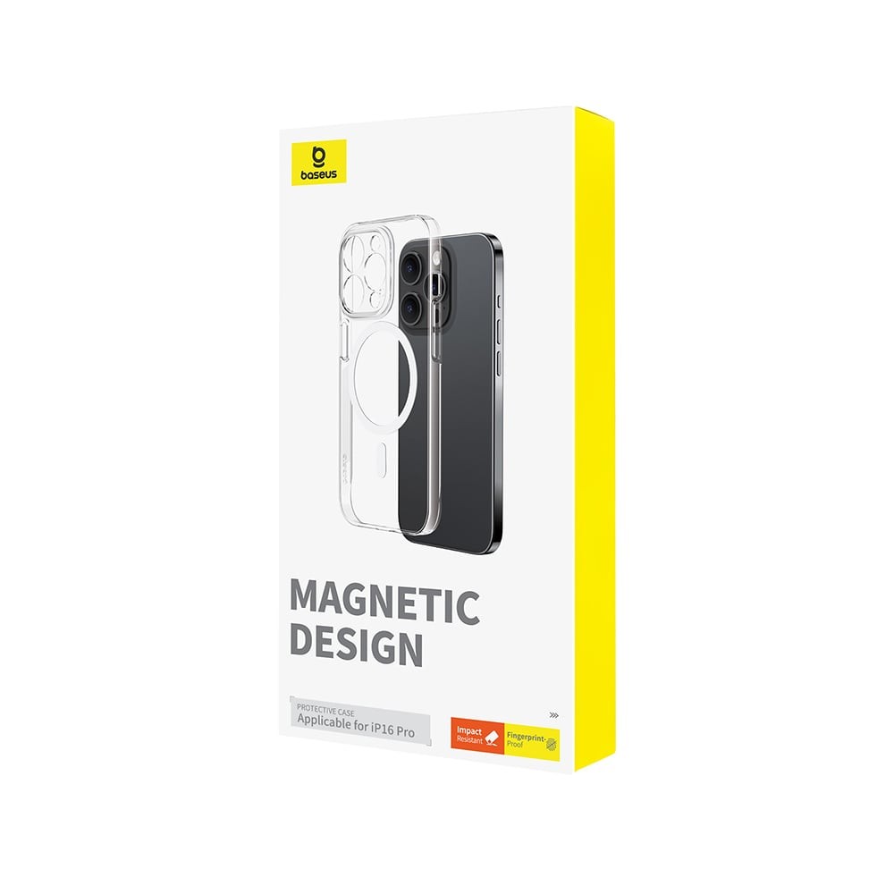 เคส Baseus iPhone 16 Pro Magnetic Clear