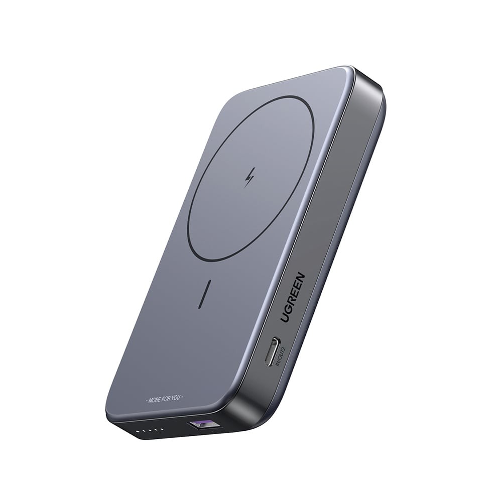 พาวเวอร์แบงค์ Ugreen 10,000 mAh Magnetic Wireless 20W PB15086 Gray