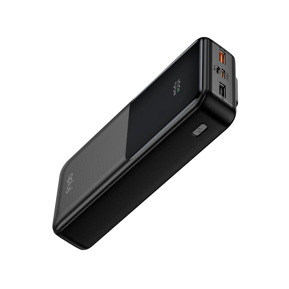 พาวเวอร์แบงค์ QPLUS 20,000 mAh Built-In Cable W2015C Black
