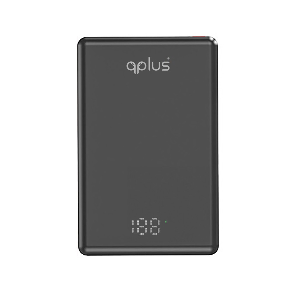 พาวเวอร์แบงค์ QPLUS Mini 10,000 mAh Magnetic Wireless W1031 Gray