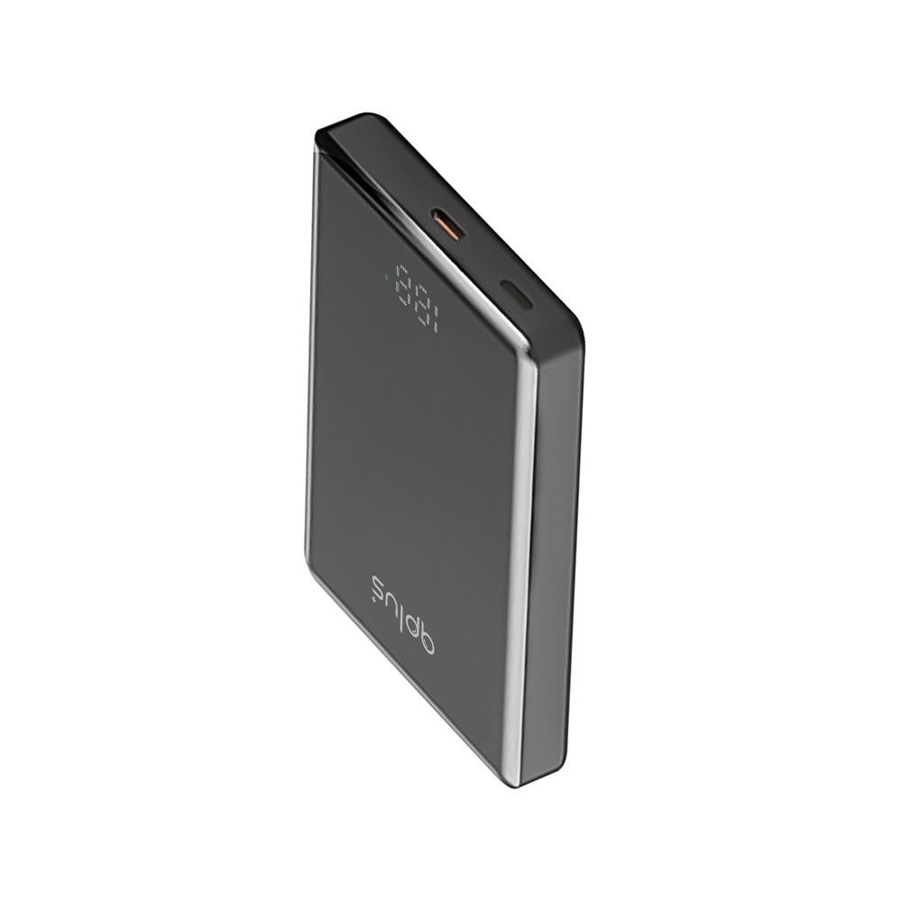 พาวเวอร์แบงค์ QPLUS Mini 10,000 mAh Magnetic Wireless W1031 Gray