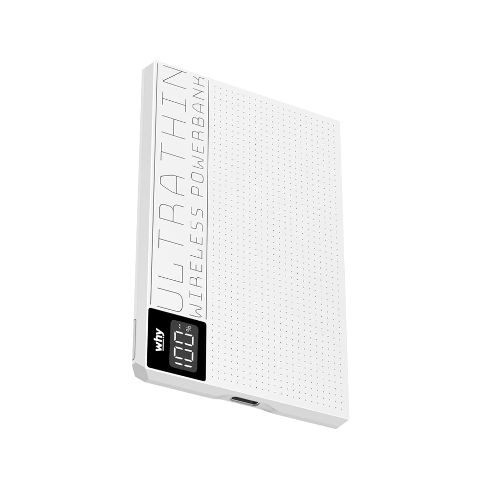 พาวเวอร์แบงค์ WHY 5,000 mAh PB-401M White