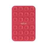 แผ่นแปะโทรศัพท์ QPLUS Silicon Suction Phone Red