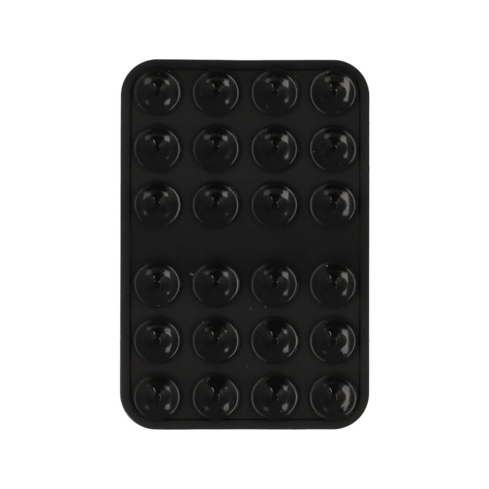 แผ่นแปะโทรศัพท์ QPLUS Silicon Suction Phone Black