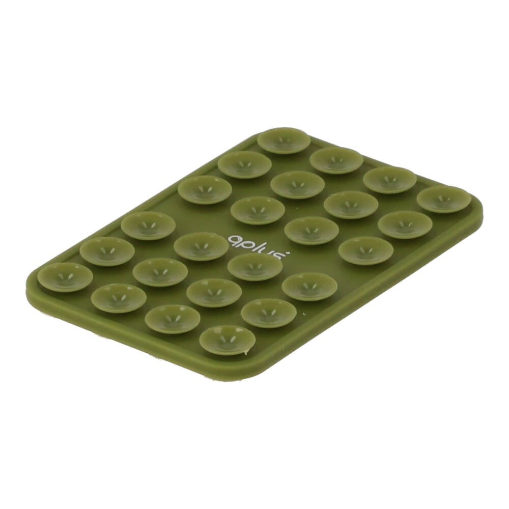 แผ่นแปะโทรศัพท์ QPLUS Silicon Suction Phone Green