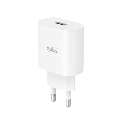 อะแดปเตอร์ QPLUS Wall Charger 1 USB-A 18W QC3.0 White