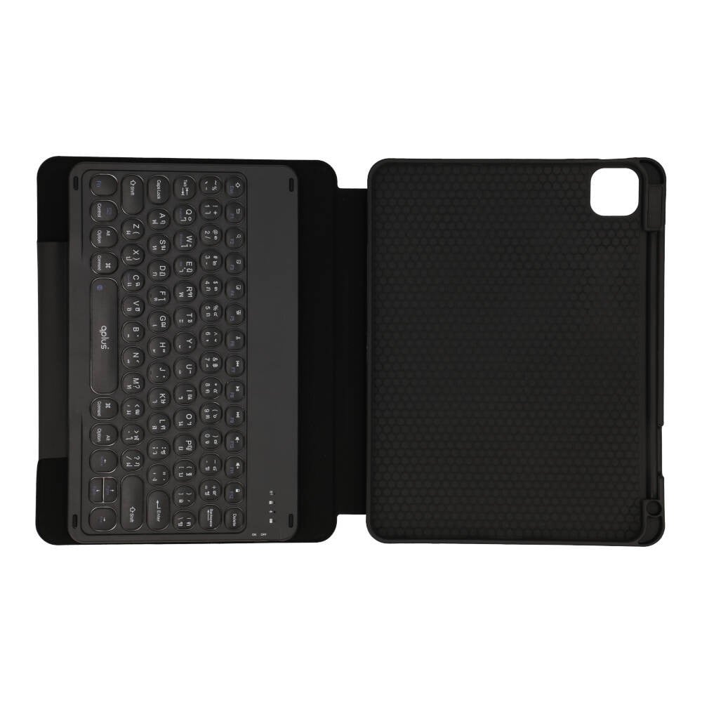 เคสคีย์บอร์ด QPLUS iPad Air6/7/8 11 2026 (M2/M3/M4) Black