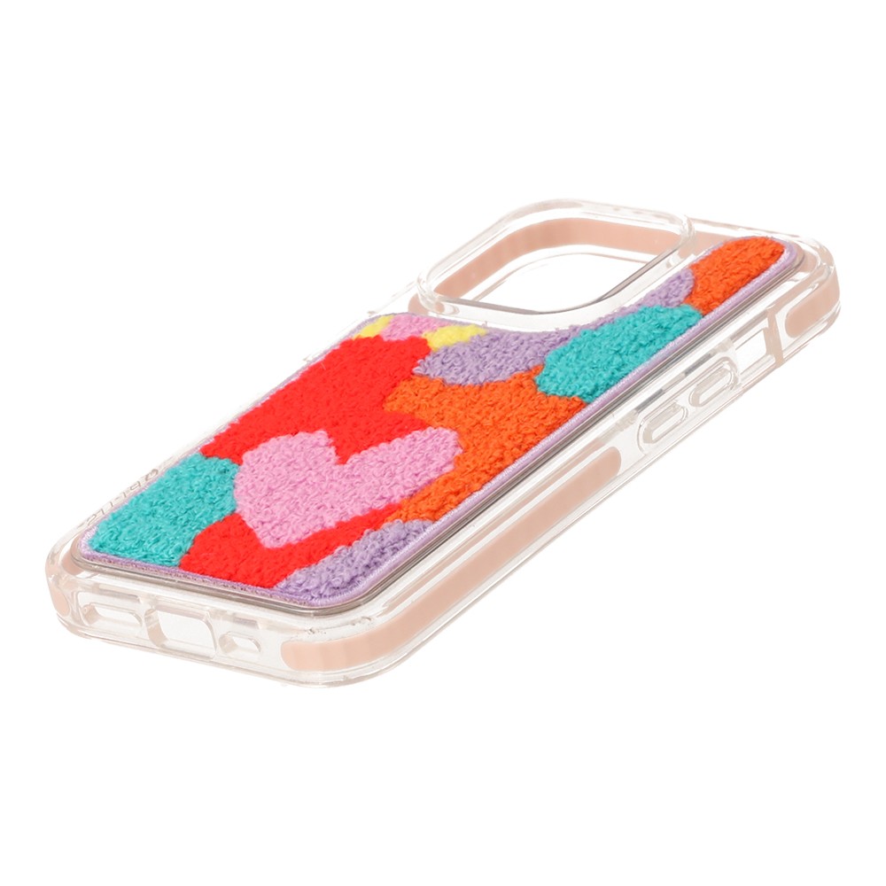เคส QPLUS iPhone 15 Pro Heart Fabric