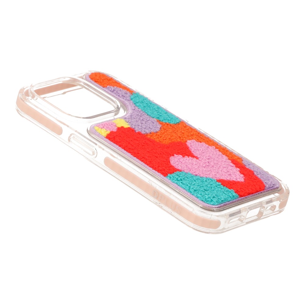 เคส QPLUS iPhone 15 Pro Heart Fabric