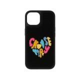 เคส QPLUS iPhone 15 Colorful Happy Black
