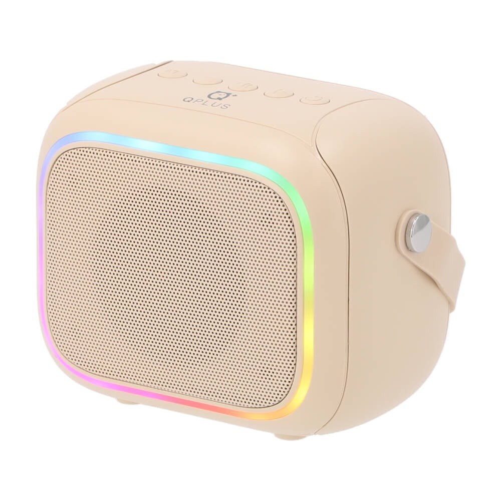 ลำโพง QPLUS LED mini Cube I Cream