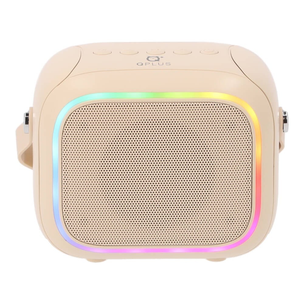 ลำโพง QPLUS LED mini Cube I Cream