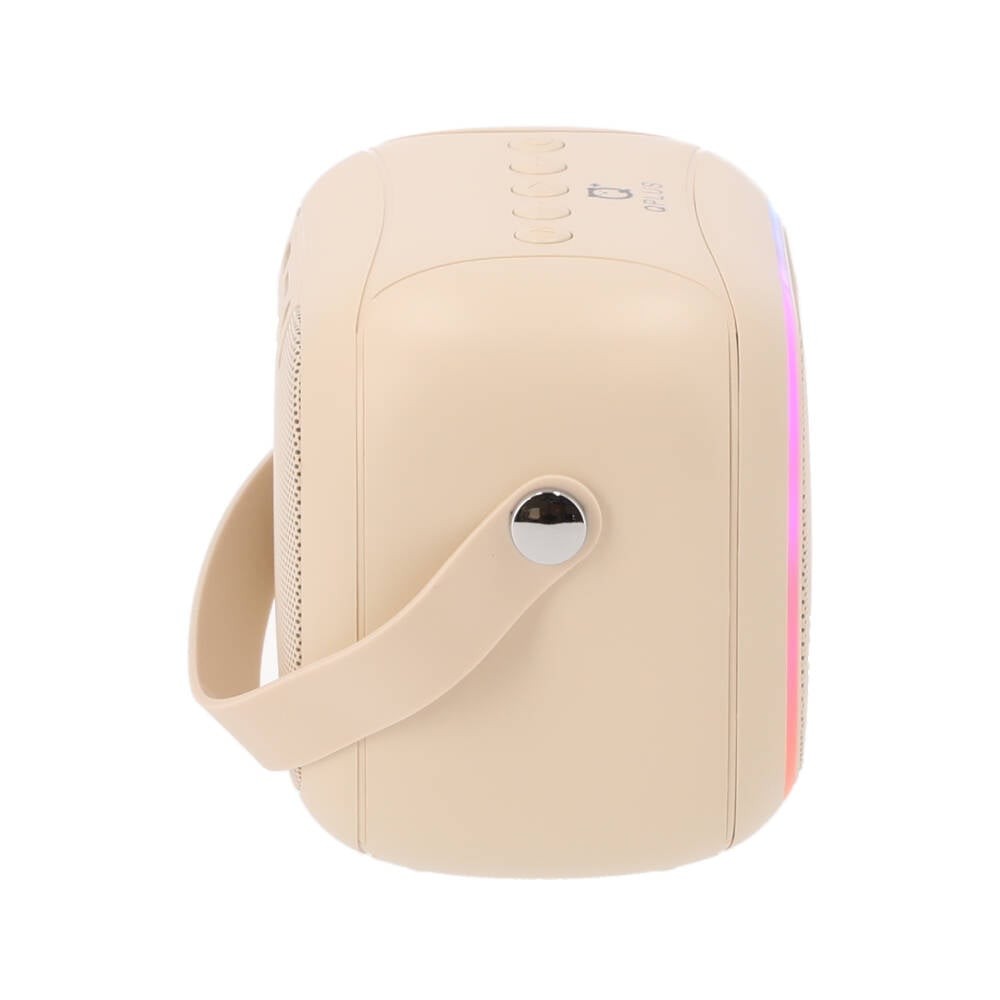 ลำโพง QPLUS LED mini Cube I Cream