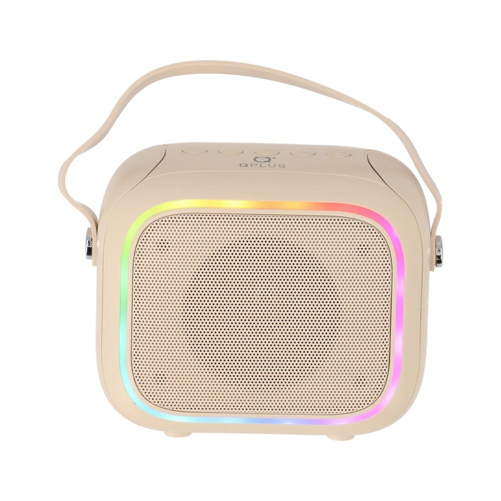 ลำโพง QPLUS LED mini Cube I Cream