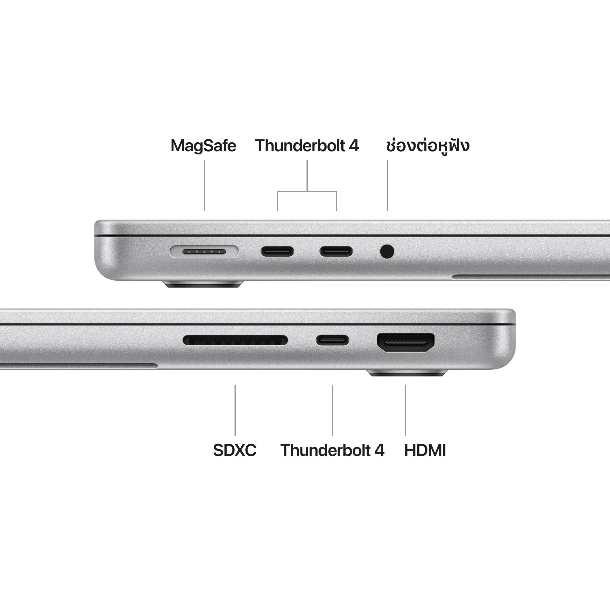 MacBook Pro 14 : M4 chip 10C CPU/10C GPU/24GB/1TB Silver (2024)