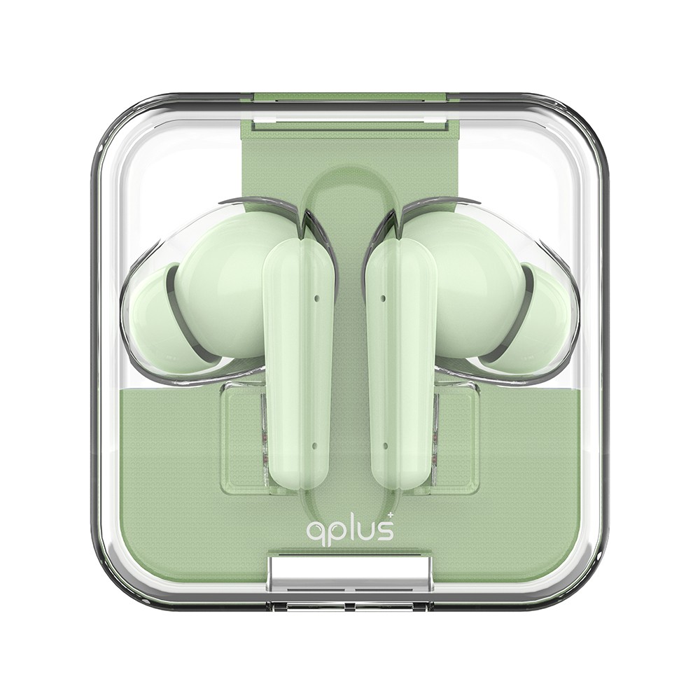 หูฟังไร้สาย QPLUS True Wireless Stereo ENC YKS112 Green