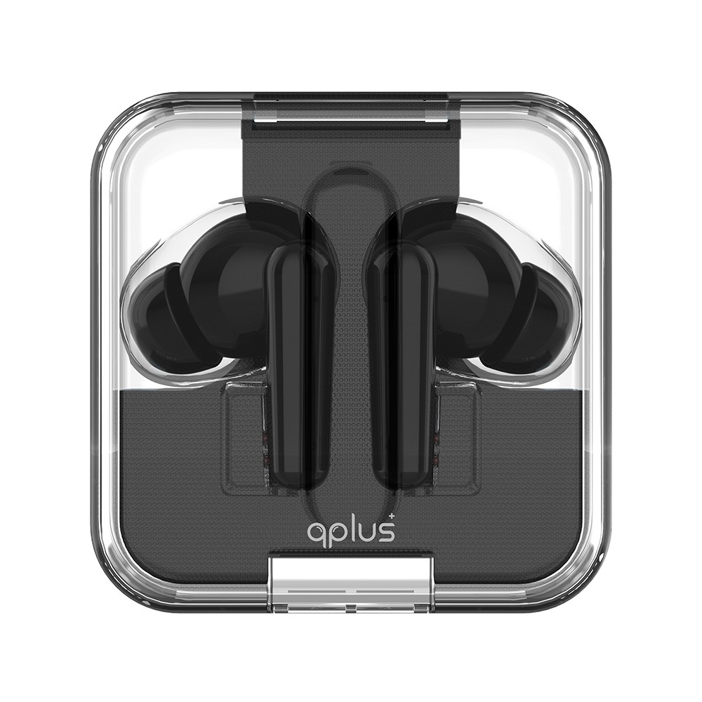 หูฟังไร้สาย QPLUS True Wireless Stereo ENC YKS112 Black