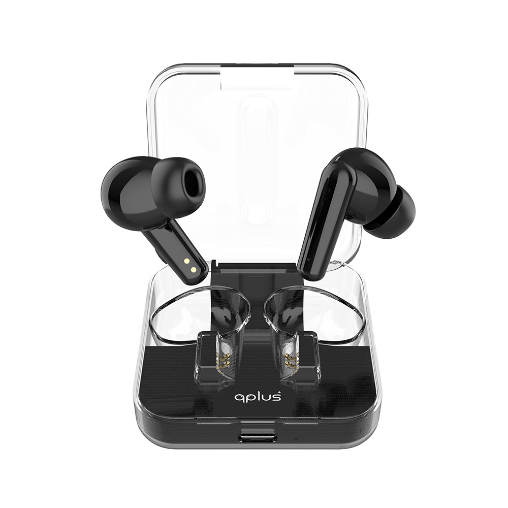 หูฟังไร้สาย QPLUS True Wireless Stereo ENC YKS112 Black