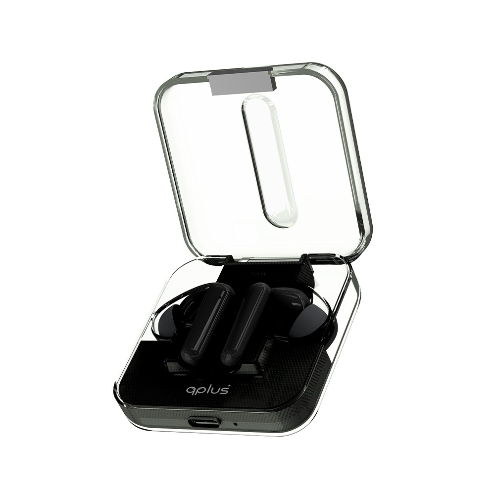 หูฟังไร้สาย QPLUS True Wireless Stereo ENC YKS112 Black