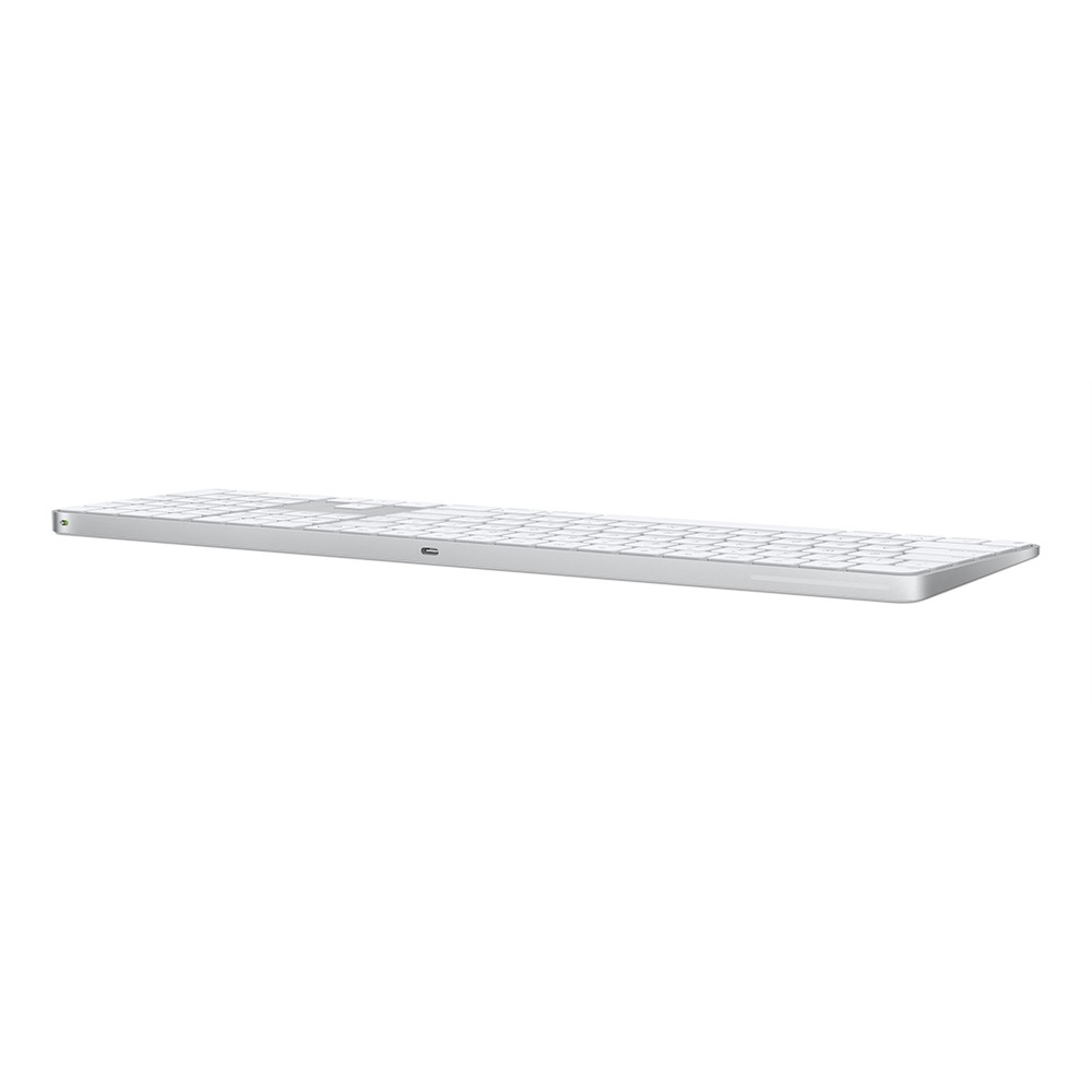 Magic Keyboard with Touch ID and Numeric Keypad for Mac models with Apple silicon (USB-C) - US English - White Keys