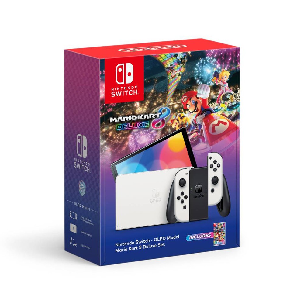 เครื่องเล่นเกม Nintendo Switch-H OLED Mario Kart 8 Deluxe Bundle