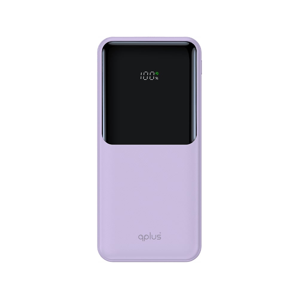 พาวเวอร์แบงค์ QPLUS 10,000 mAh W1086C PD Purple