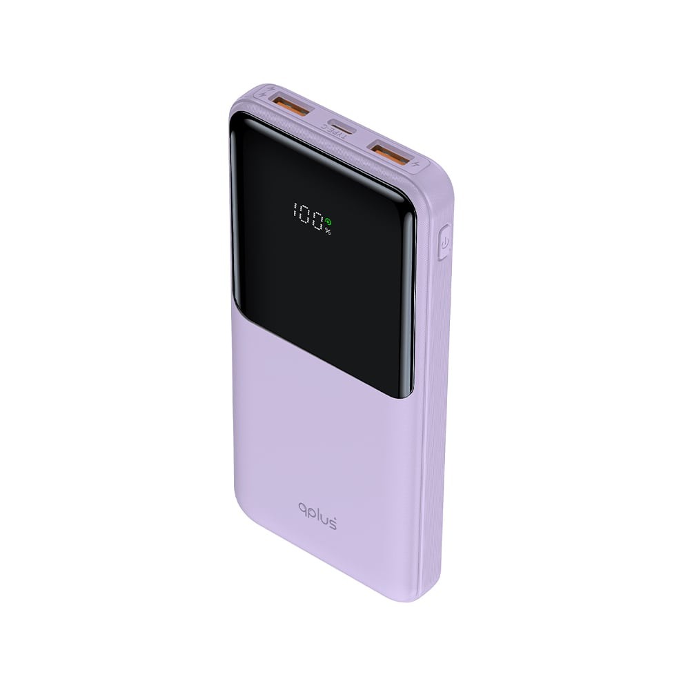 พาวเวอร์แบงค์ QPLUS 10,000 mAh W1086C PD Purple