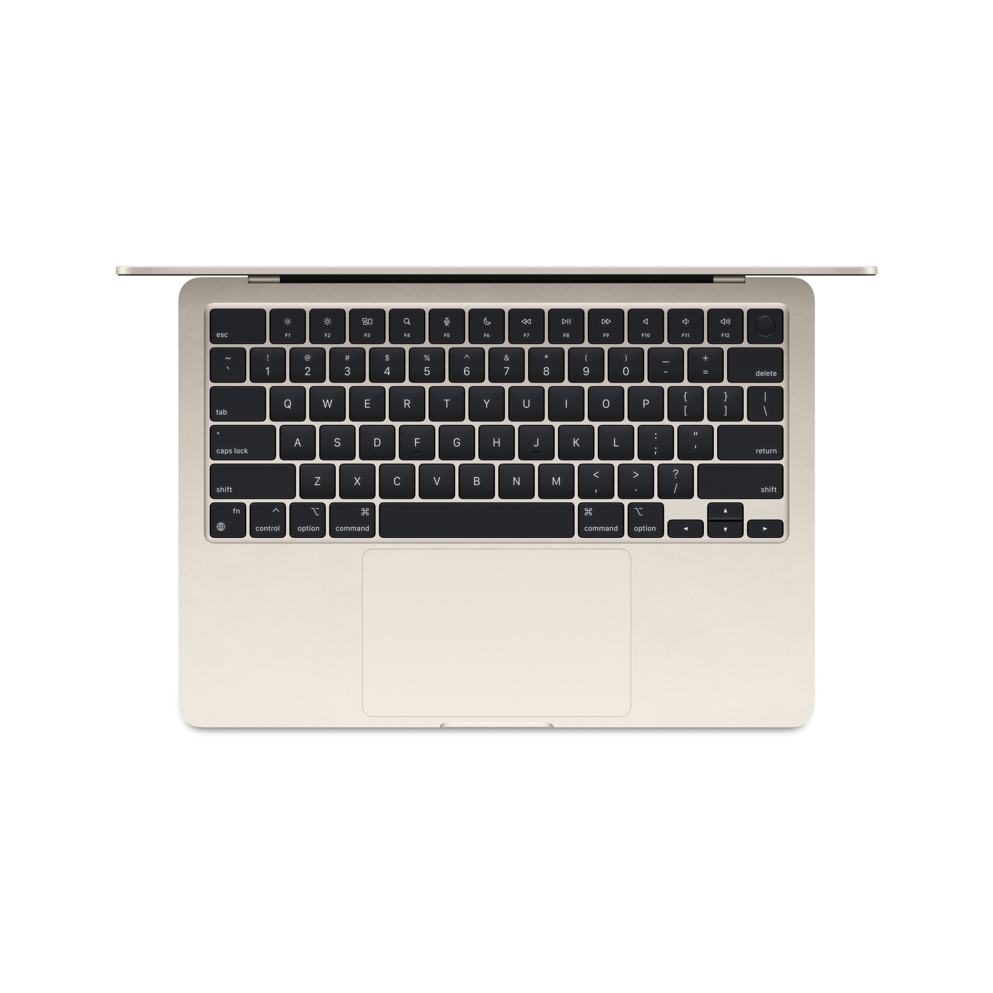 MacBook Air 13 : M3 chip 8C CPU/8C GPU/16GB/256GB Starlight-2024 (Eng-Keyboard)