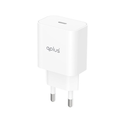 อะแดปเตอร์ QPLUS Wall Charger 1 USB-C 20W AP-21 White