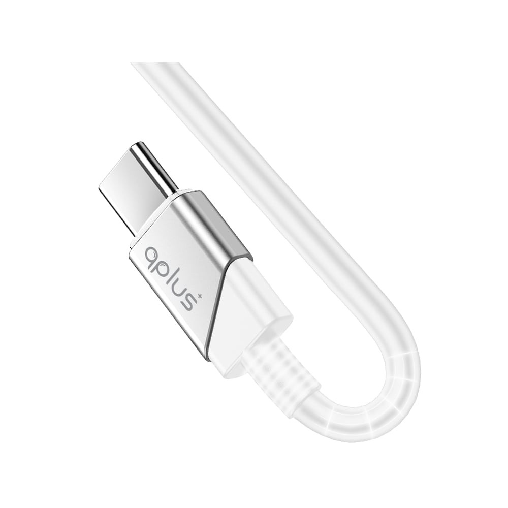 สายชาร์จ QPLUS USB-C to USB-C Cable 100W 1.2M White (T2)