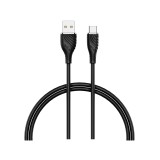 สายชาร์จ QPLUS USB-A to USB-C Cable 3A 1M. Black (T3)