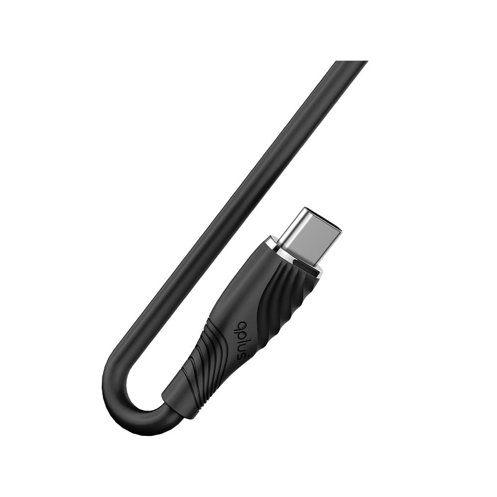 สายชาร์จ QPLUS USB-A to USB-C Cable 3A 1M. Black (T3)