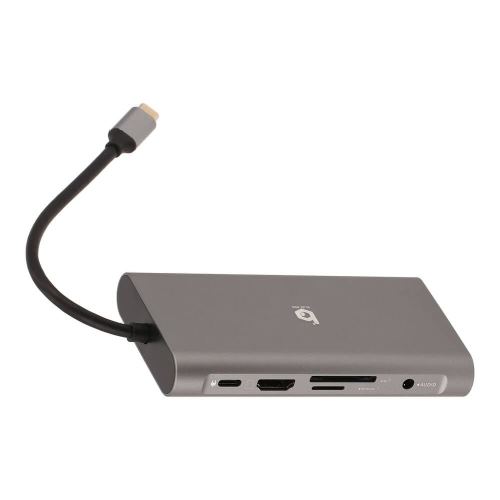 ยูเอสบีฮับ Blue Box 10-in-1 USB Type-C Hub Silver Grey