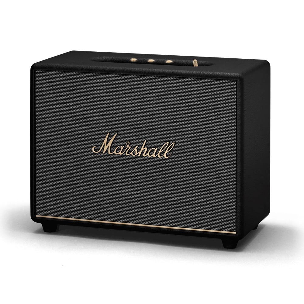 ลำโพงบลูทูธ Marshall Woburn III Black X Emberton II Black and Steel (Bundle Pack)