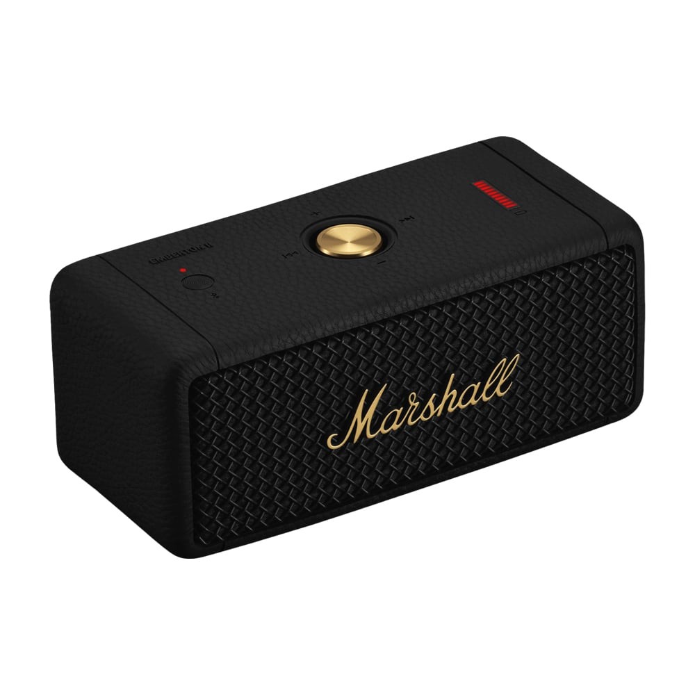 ลำโพงบลูทูธ Marshall Woburn III Black X Emberton II Black and Steel (Bundle Pack)