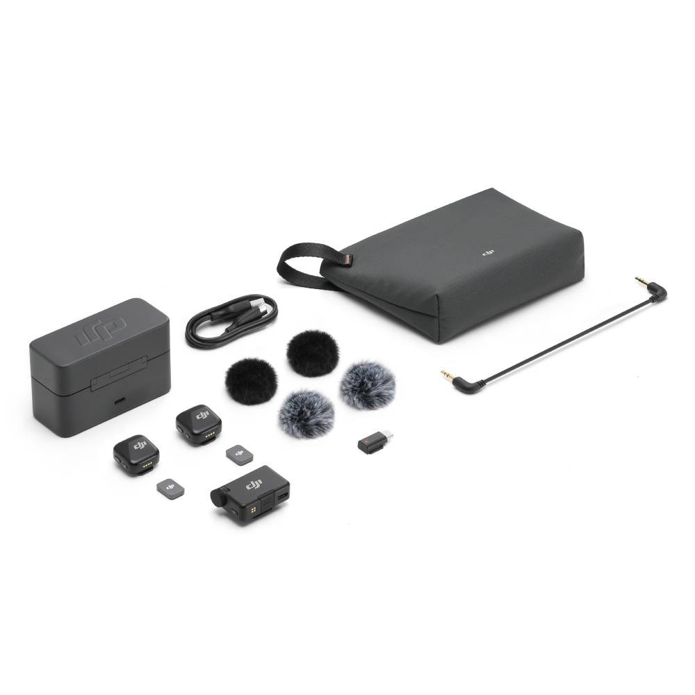 ไมโครโฟน DJI Mic Mini (2TX+1RX+Charging Case)