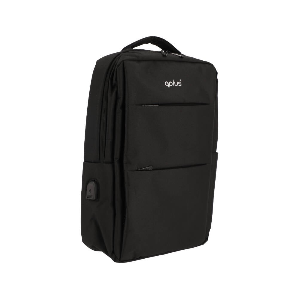 กระเป๋าใส่แมคบุ๊ค QPLUS Backpack for Laptop 15 Basic Black