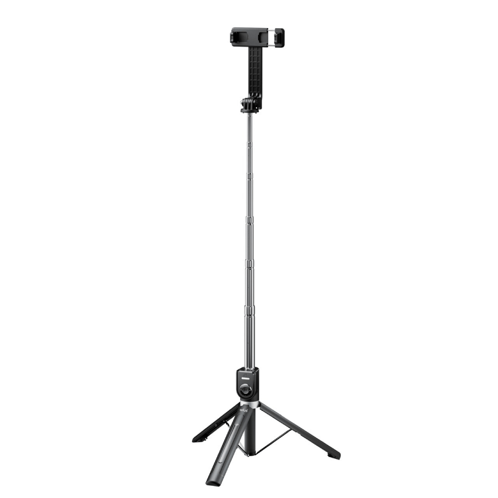 ไม้เซลฟี่ QPLUS Selfie Stick Wireless Remote control 1.3M SF01 Black