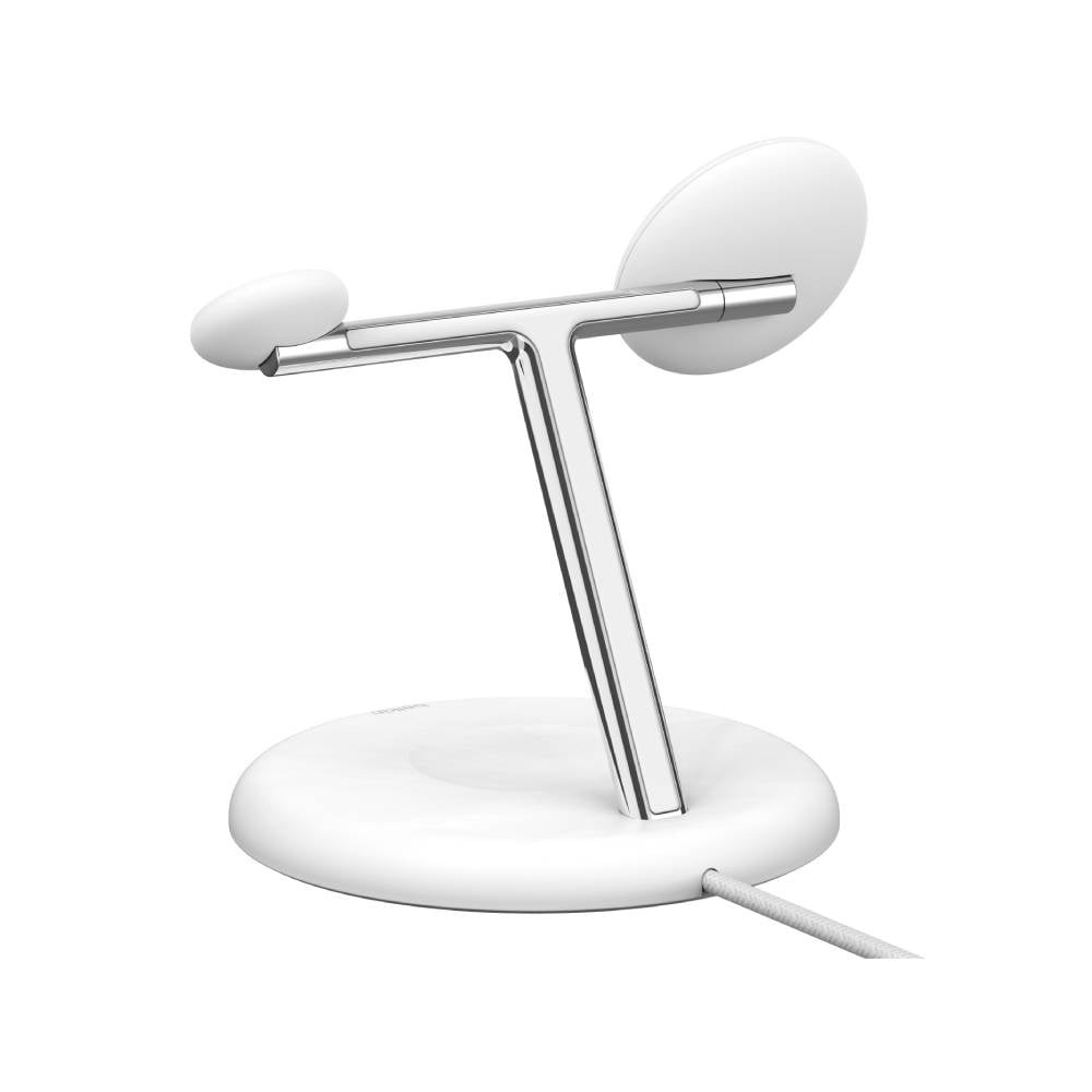 ที่ชาร์จไร้สาย Belkin 3-in-1 Wireless Charger Magnetic Stand Oi2 15W White (WIZ023thWH)