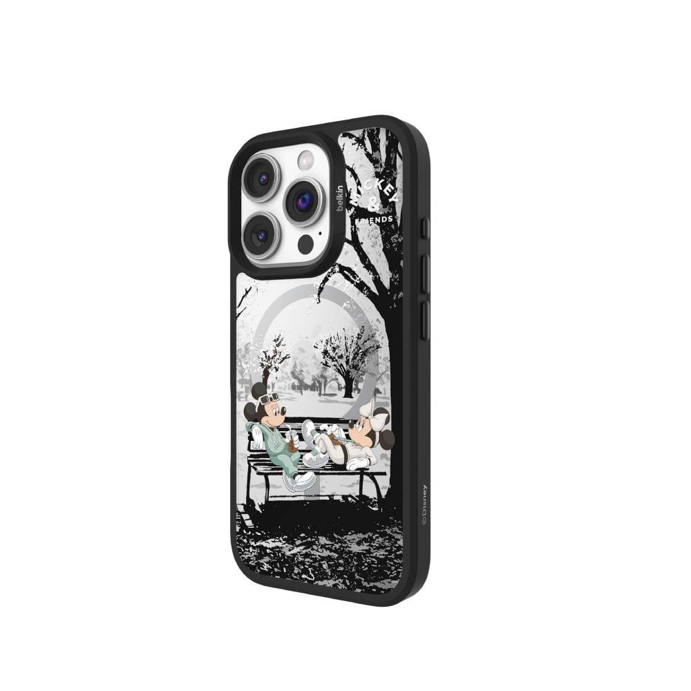 เคส Belkin iPhone 16 Pro Magnetic Mickey & Minnie - Black