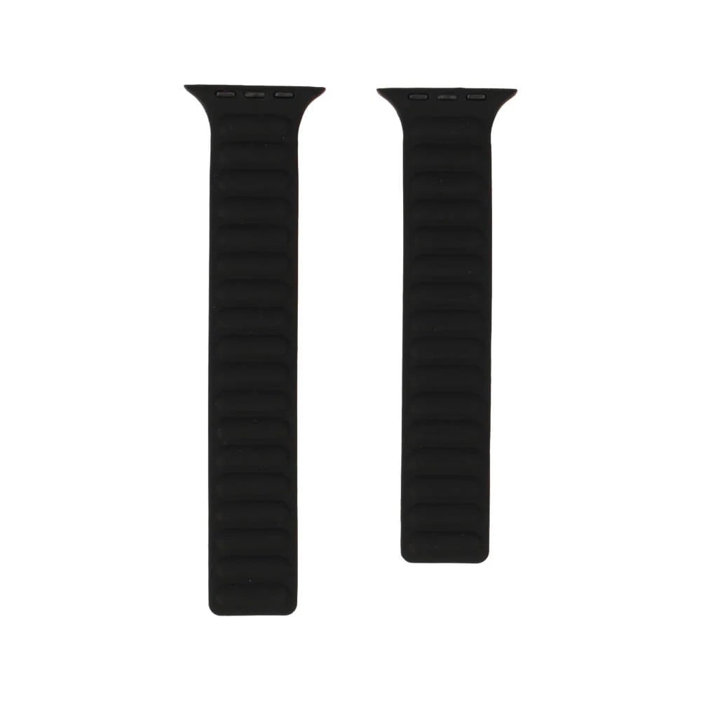 Blue Box สาย Apple Watch Strap Series 6,7,8,9,SE1,SE2,Ultra (44/45/49mm) Leather Link Black